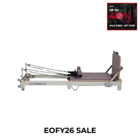 Hue Foldable Pilates Reformer - Mauve