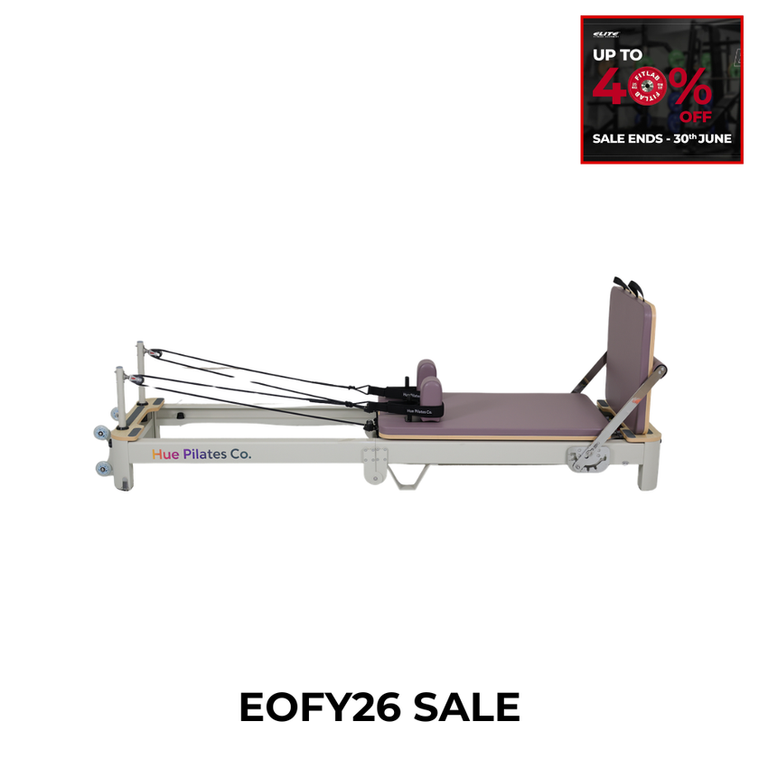 Hue Foldable Pilates Reformer - Mauve