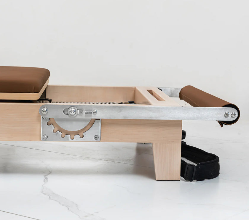 Shop the Contour Pilates Reformer in Espresso. Compact, foldable design with adjustable springs & accessories. Perfect for home workouts.