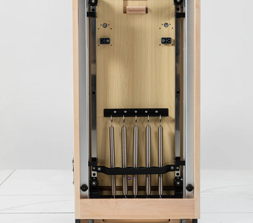 Contour Folding Wooden Pilates Reformer Machine (Espresso)