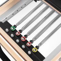Contour Foldable Wooden Pilates Reformer Machine (Black)