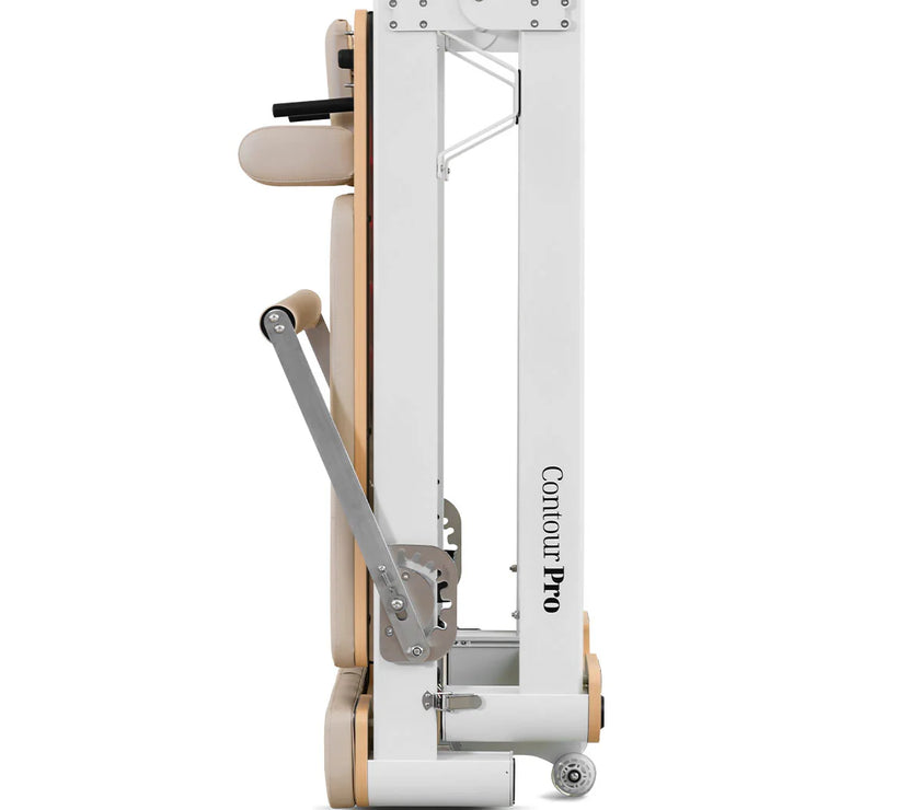 Contour Pro Folding Aluminum Pilates Reformer Bed Set (Beige) - PRE ORDER