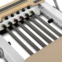 Contour Pro Folding Aluminum Pilates Reformer Bed Set (Beige) - PRE ORDER
