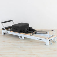 Contour Pro Folding Aluminum Pilates Reformer Bed Set (Black) - PRE ORDER