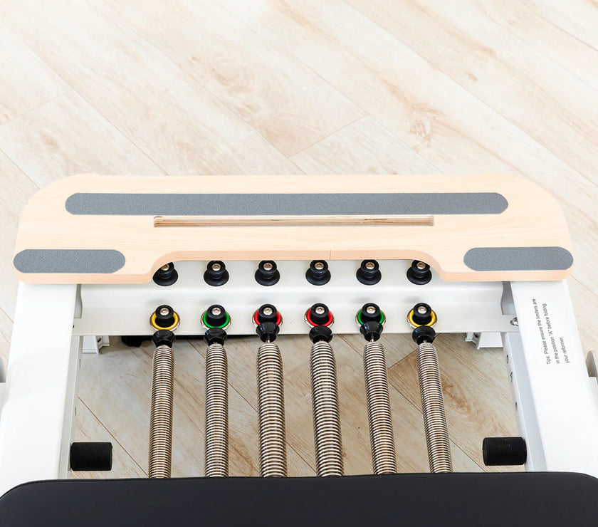 Contour Pro Folding Aluminum Pilates Reformer Bed Set (Black) - PRE ORDER