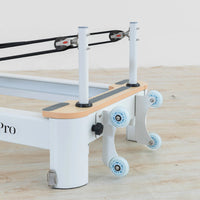 Contour Pro Folding Aluminum Pilates Reformer Bed Set (Black) - PRE ORDER