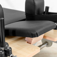 Contour Pro Folding Aluminum Pilates Reformer Bed Set (Black) - PRE ORDER