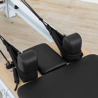 Contour Pro Folding Aluminum Pilates Reformer Bed Set (Black) - PRE ORDER