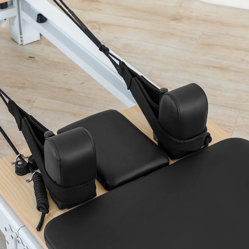 Contour Pro Folding Aluminum Pilates Reformer Bed Set (Black) - PRE ORDER