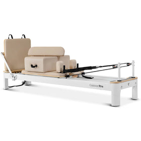 Contour Pro Aluminium Pilates Reformer Machine (Beige) - PRE ORDER