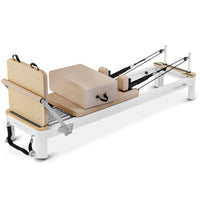Contour Pro Aluminium Pilates Reformer Machine (Beige) - PRE ORDER