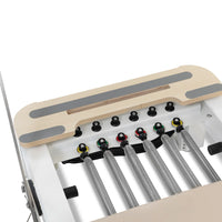Contour Pro Aluminium Pilates Reformer Machine (Beige) - PRE ORDER