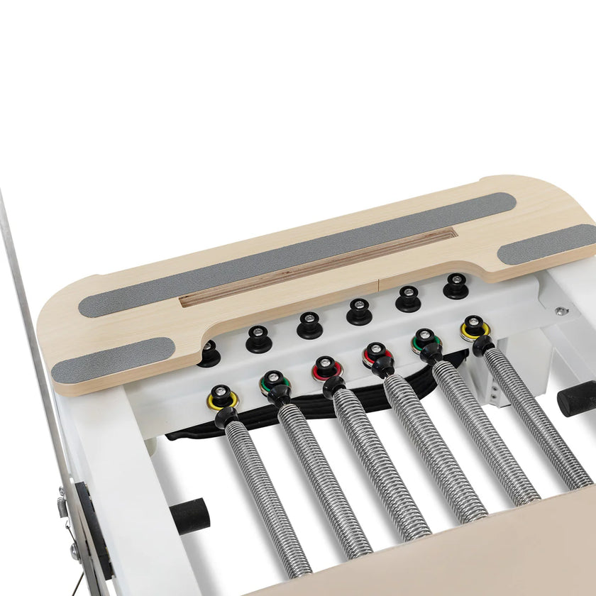 Contour Pro Aluminium Pilates Reformer Machine (Beige) - PRE ORDER