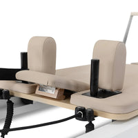 Contour Folding Wooden Pilates Reformer Machine (Beige)