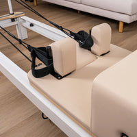 Contour Pro Aluminium Pilates Reformer Machine (Beige) - PRE ORDER