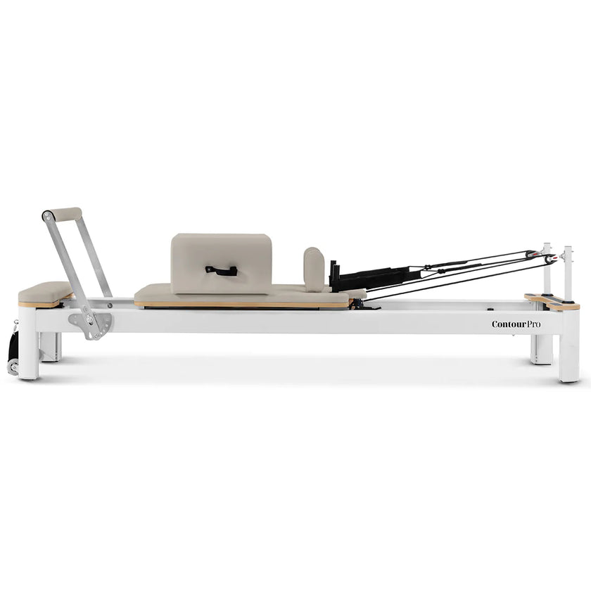 Shop the Contour Pro Pilates Reformer machine. Perfect for pilates reformer exercises at home. Buy this portable pilates reformer now and elevate your workouts.