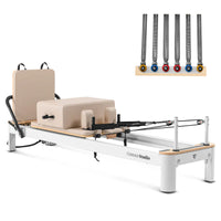 Shop the Contour Studio Pilates Reformer machine. Perform versatile pilates reformer exercises at home or studio with this durable, portable reformer.