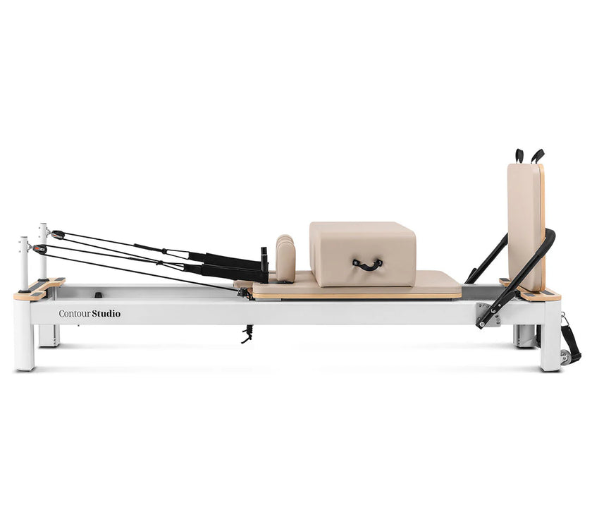 Contour Studio Commercial Pilates Reformer Machine (Beige)