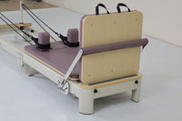 Foldable Hue Pilates Reformer Machine in Mauve