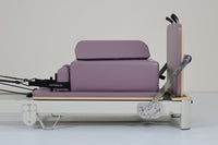 Foldable Hue Pilates Reformer Machine in Mauve