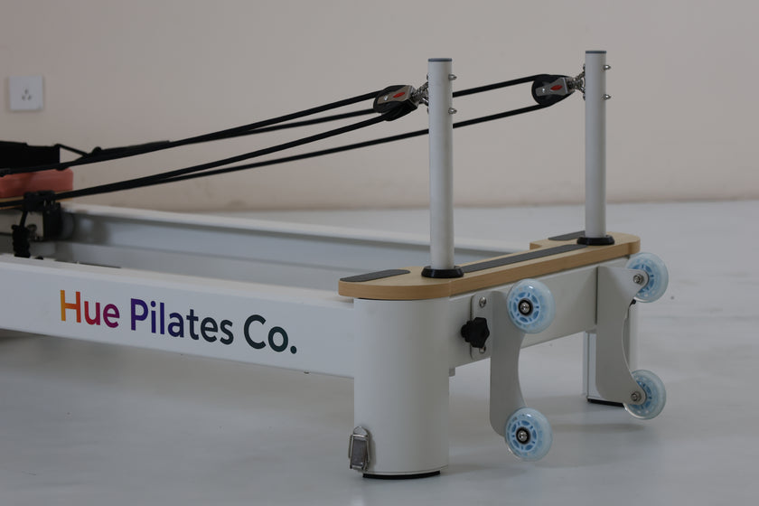 Hue Foldable Pilates Reformer - Moss