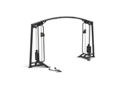 Black cable machine gym exercise commercial fitness equipment for strength building 