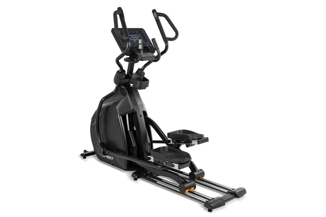 Shop Spirit Commercial CE850+ Elliptical Cross Trainer Exercise Bicycle—offering an exceptional cardio workout experience that keeps users engaged & challenged 