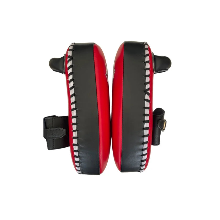 THAI PAD - Siam™ - LEATHER- SINGLE STRAP BUCKLE - RED/WHITE