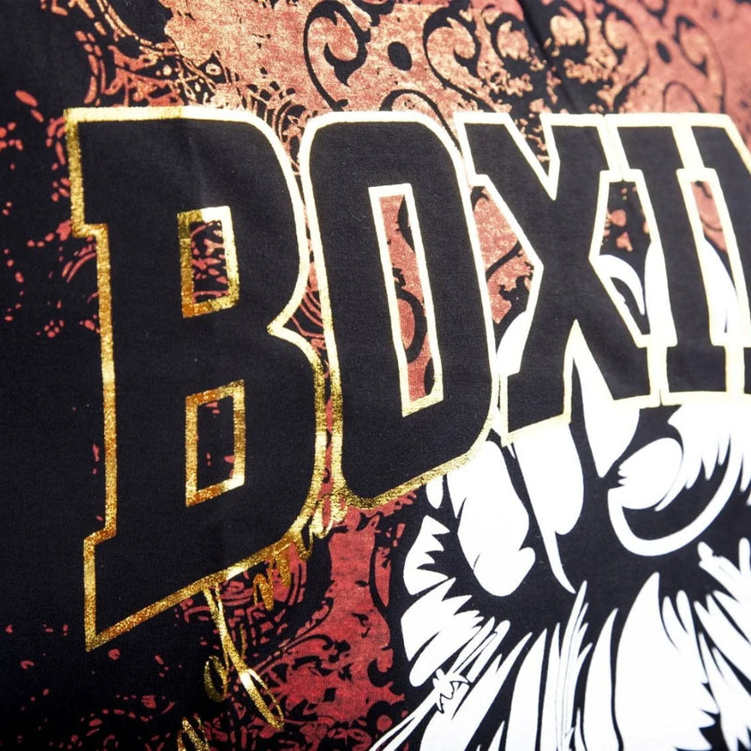 TSHIRT - Punch® COTTON - BLACK/RED