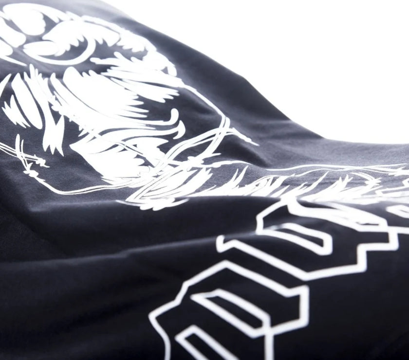 TSHIRT - Punch® COTTON - BLACK/RED