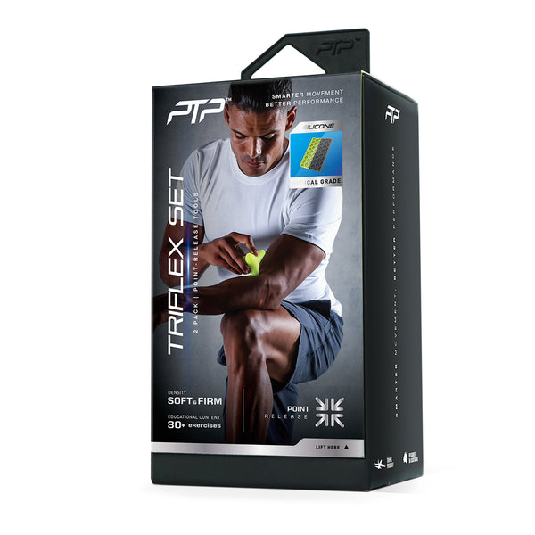 PTP Triflex - Firm and Soft, Triple-Action Muscle Roller
