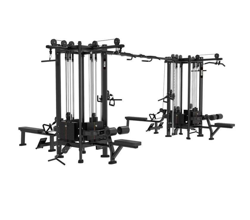 FITLAB 8 Station Multi Gym | All-in-One Cable Machine