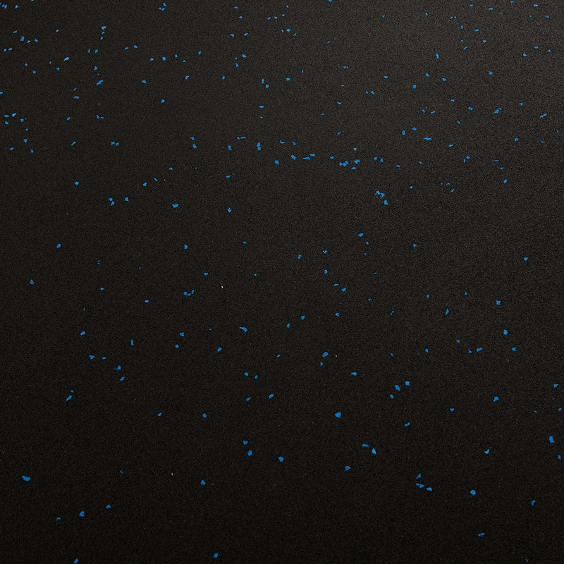 FITLAB 1m x 1m 15mm Thick Commercial Rubber Gym Flooring with Blue Fleck - PRE ORDER