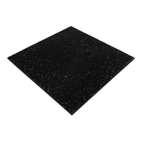 FITLAB 1m x 1m 15mm Thick Commercial Rubber Gym Flooring with White Fleck - PRE ORDER
