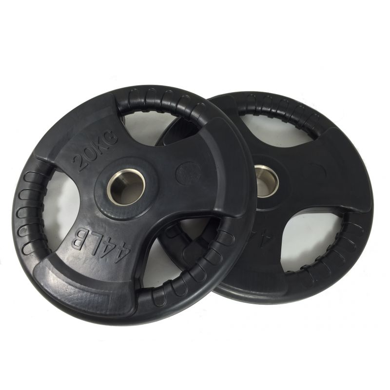 Olympic Rubber Weight Plates 20kg - 1 Pair