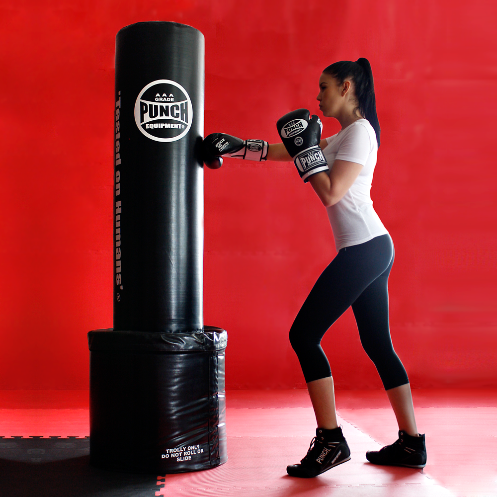 Standing punching deals bag for sale