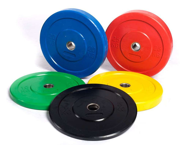 Coloured Bumper Weight Plates - Premium