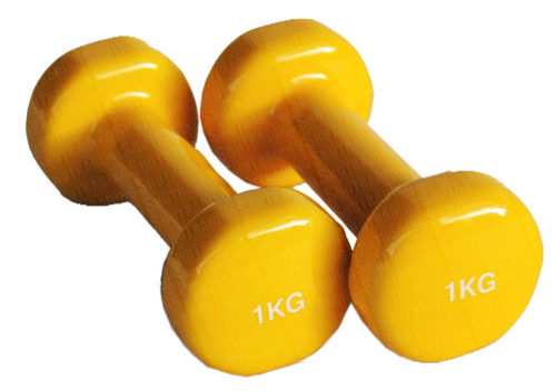 PVC Vinyl Coated Dumbells (SINGLE)