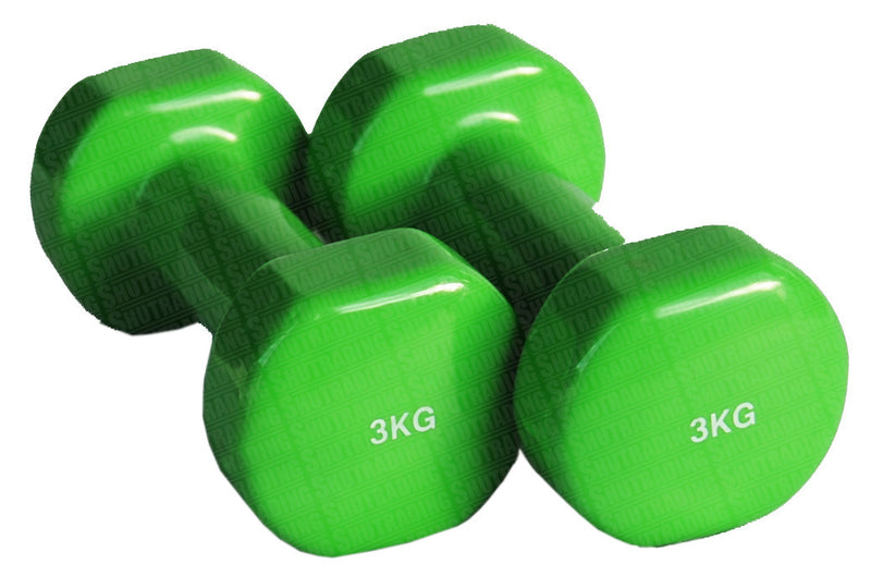PVC Vinyl Coated Dumbells (SINGLE)