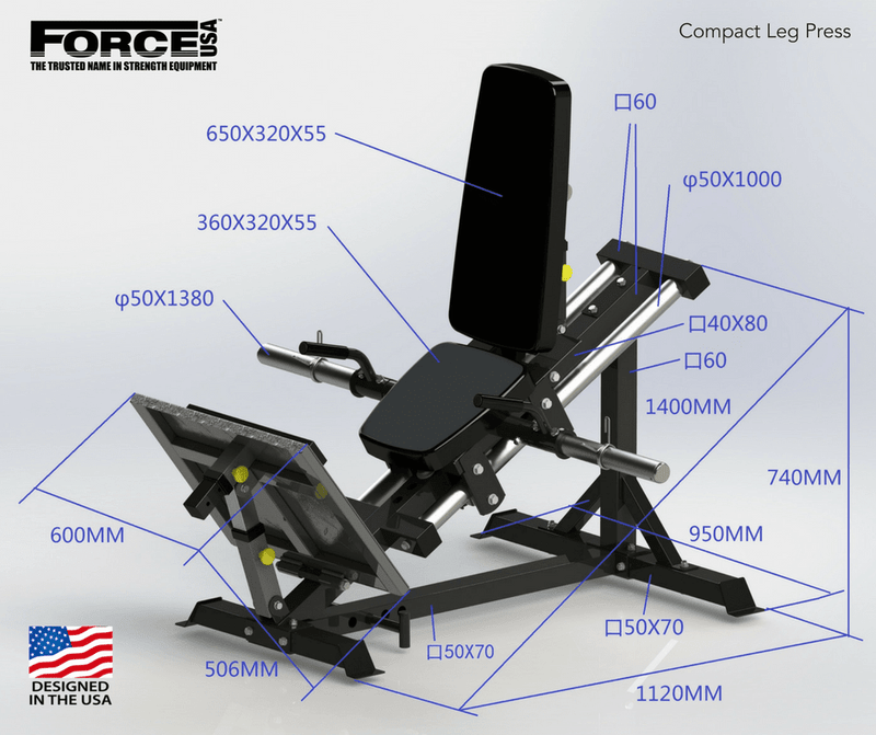Force USA - Compact Standing Leg Press / Calf Raise Combination