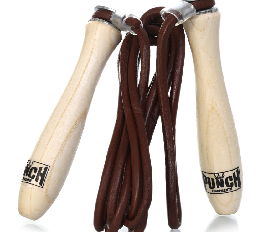 Punch Professional Leather Skipping Rope