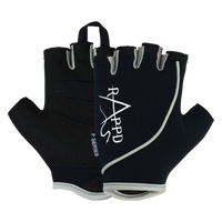 Rappd Mens Fitness Gloves Grey